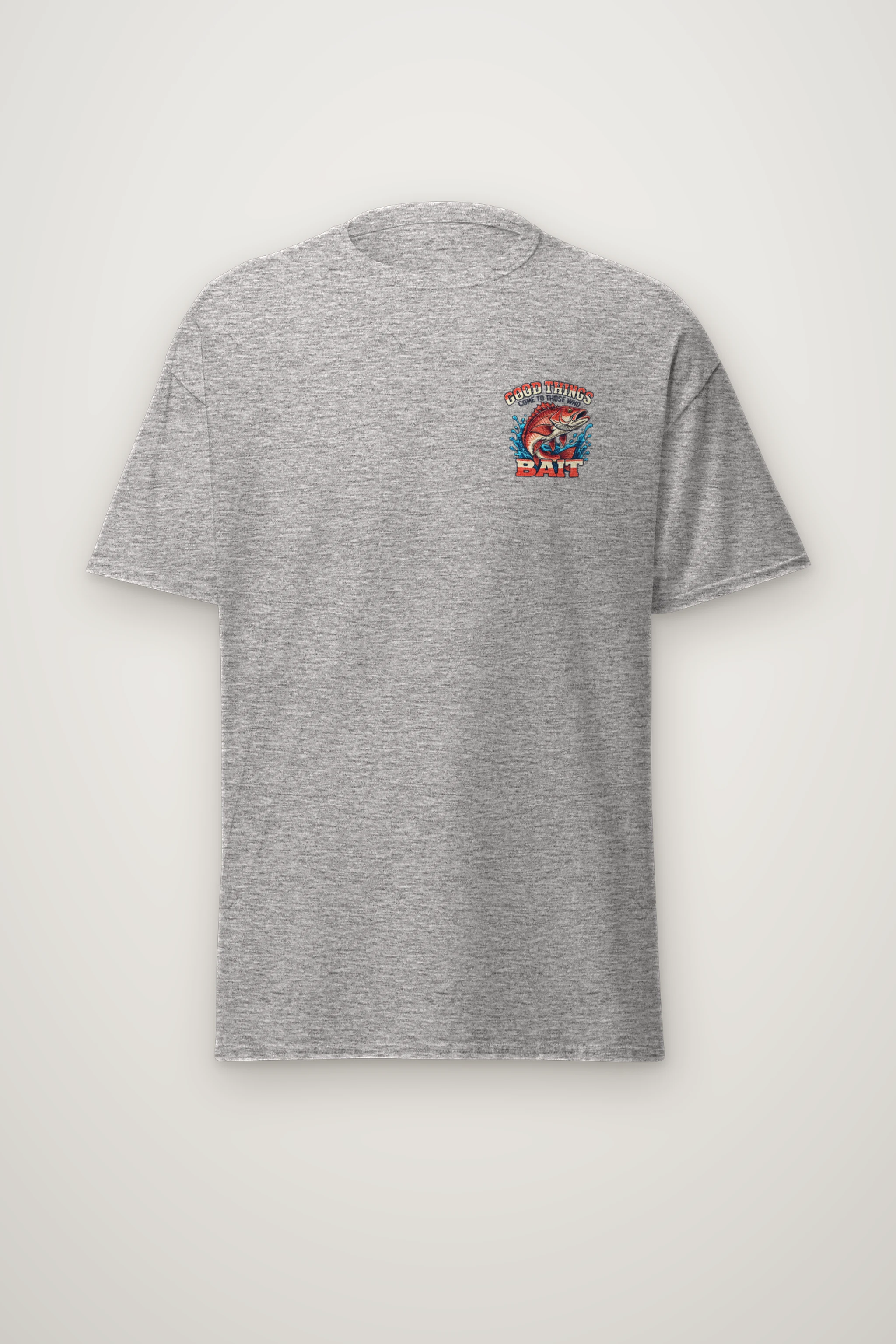 "Leaping Fish" Heavyweight Unisex Crewneck T-shirt