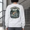 "Leaping Trout River" Heavy Blend Unisex Crewneck Sweatshirt