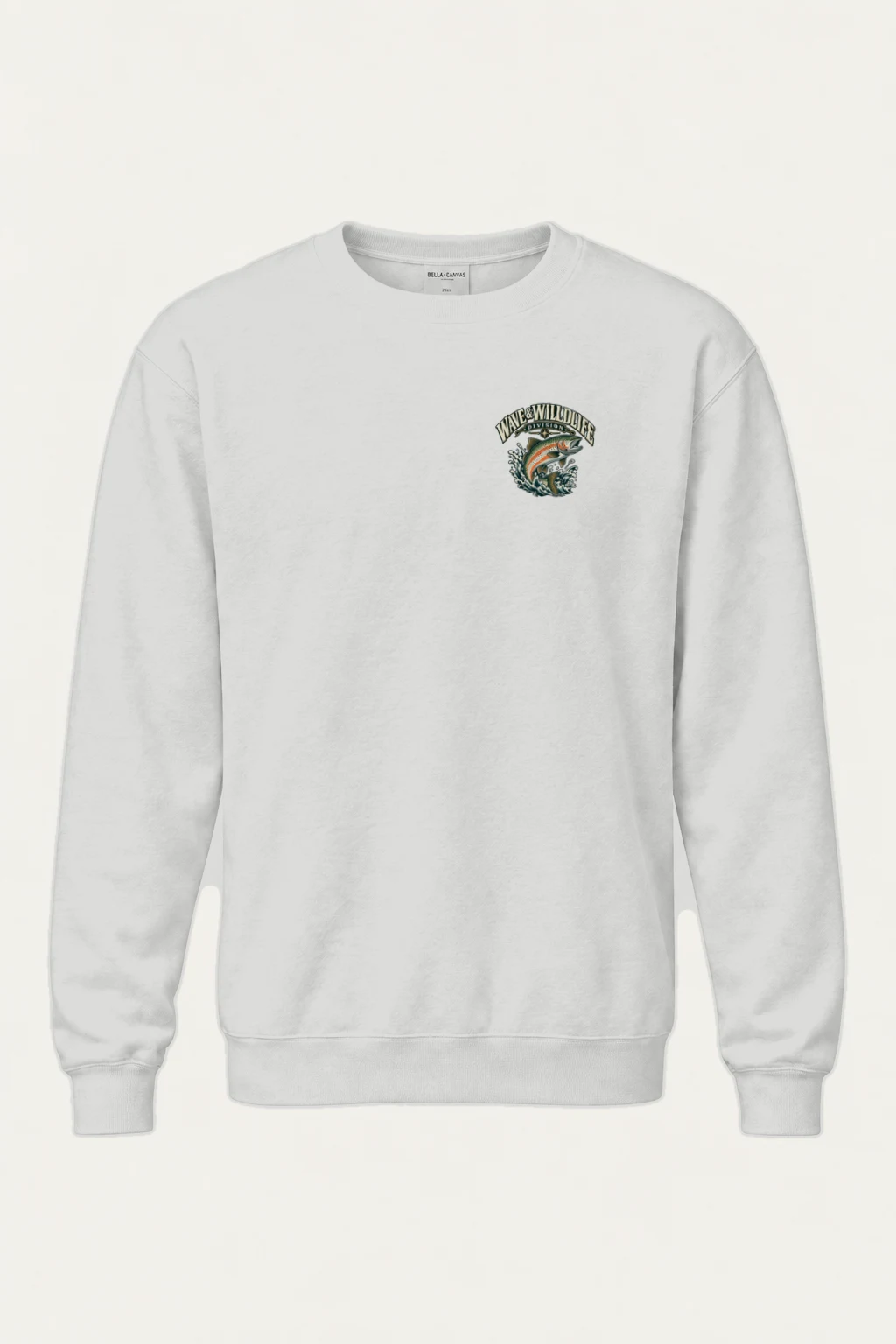 "Leaping Trout River" Heavy Blend Unisex Crewneck Sweatshirt