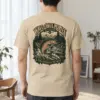 "Leaping Trout River" Heavyweight Unisex Crewneck T-shirt | Gildan 5000
