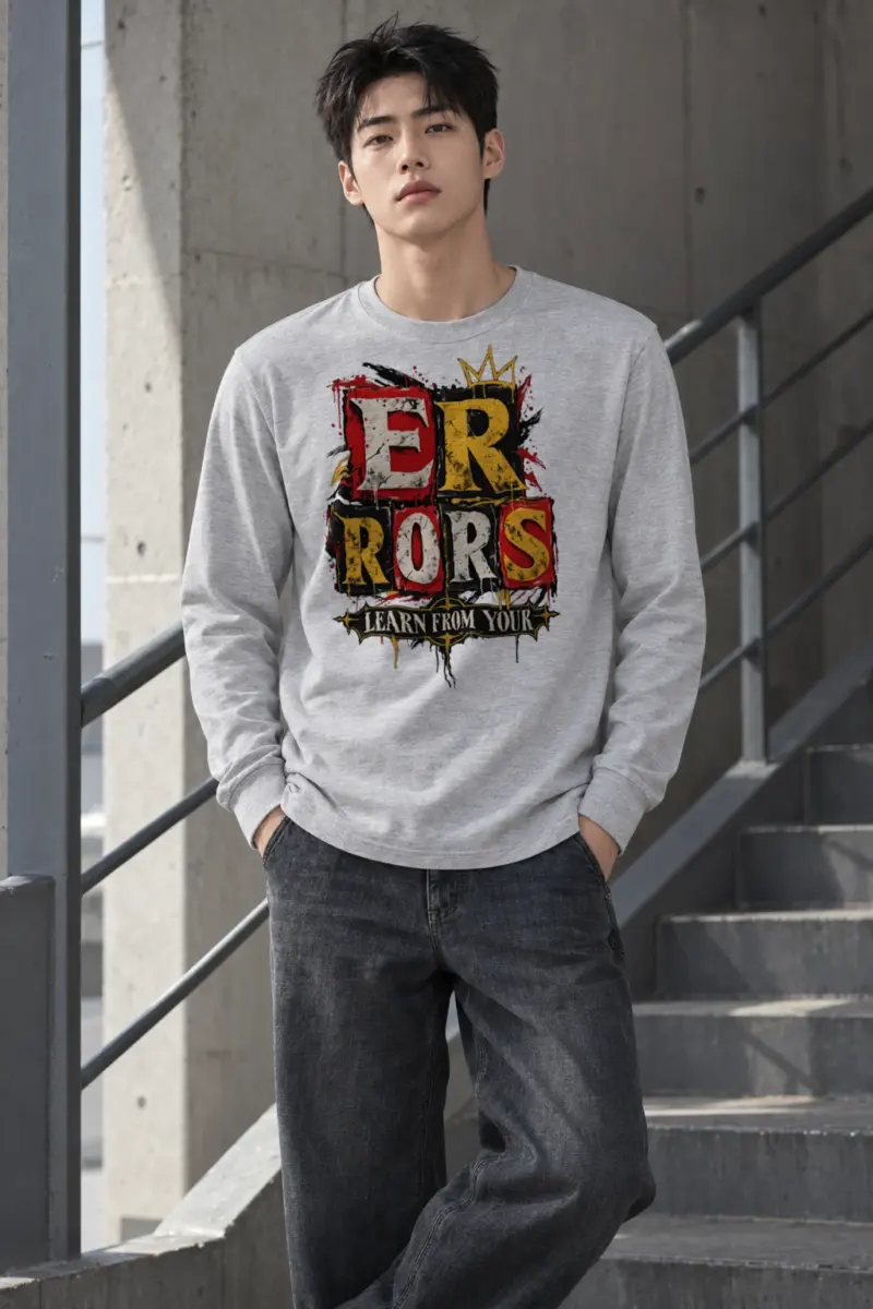 "Learn From Errors" Unisex Longsleeve T-shirt