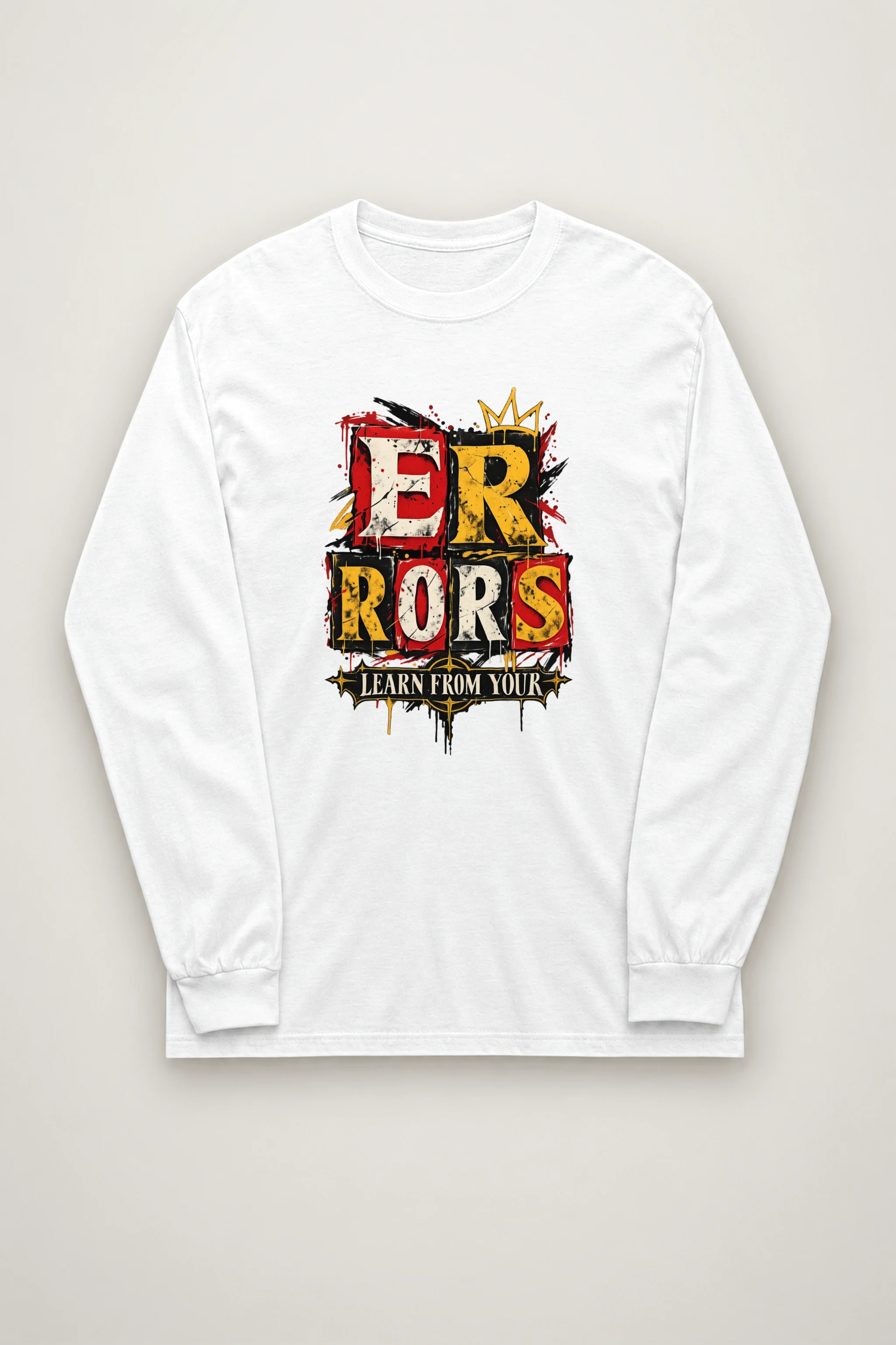 "Learn From Errors" Unisex Longsleeve T-shirt