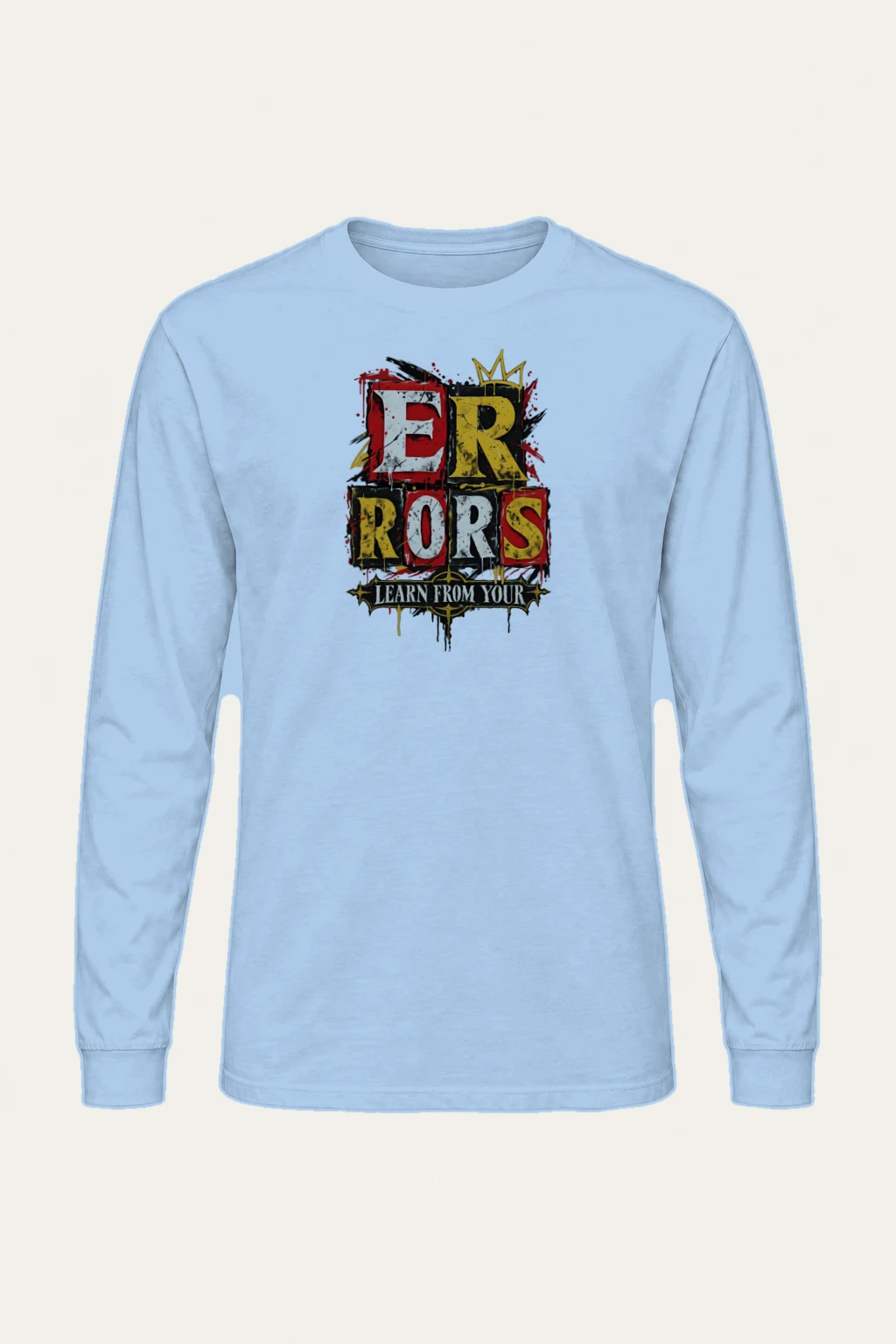 "Learn From Errors" Unisex Longsleeve T-shirt | Gildan 2400