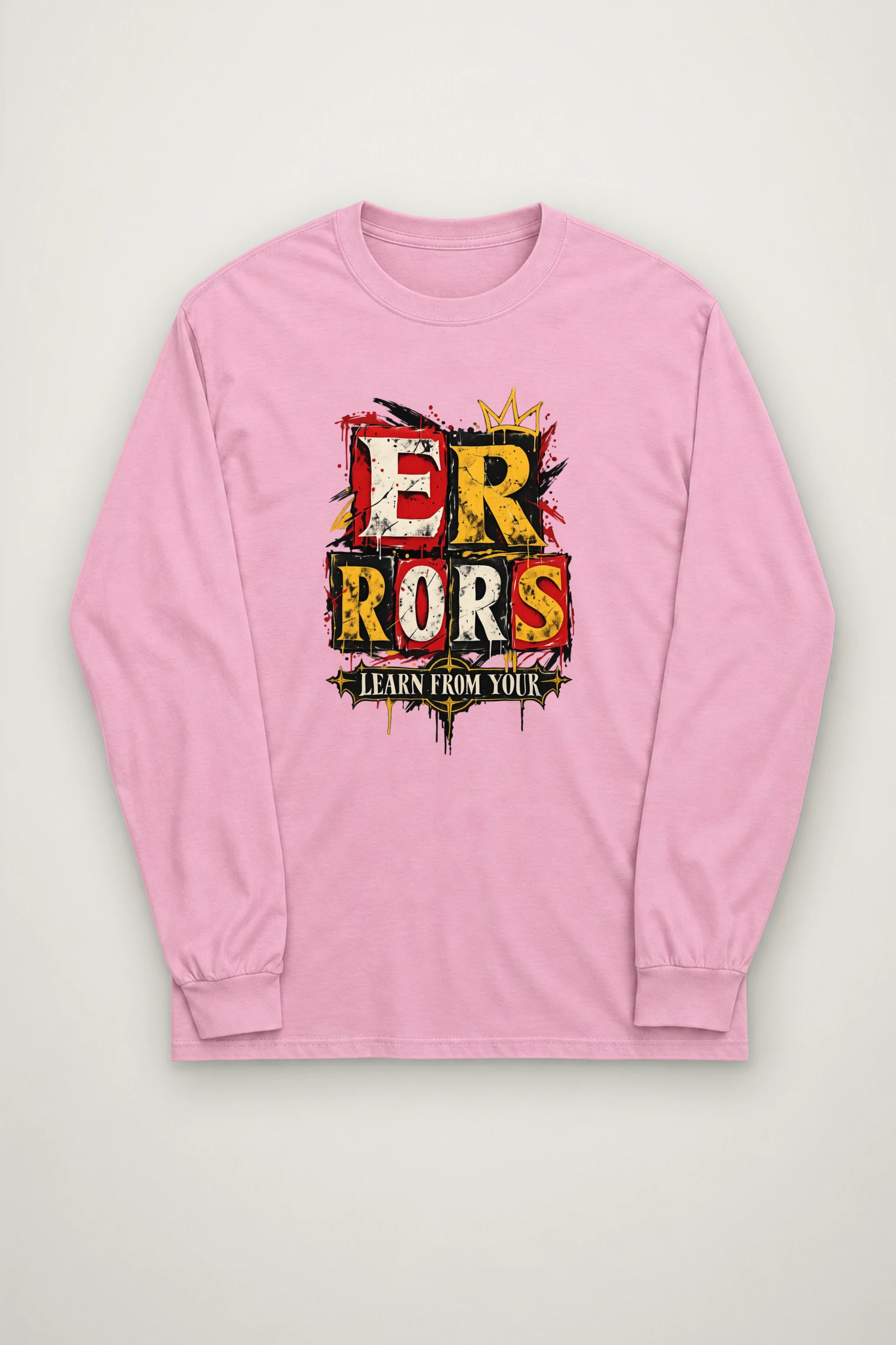 "Learn From Errors" Unisex Longsleeve T-shirt