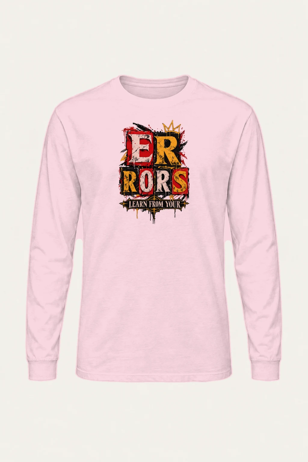 "Learn From Errors" Unisex Longsleeve T-shirt | Gildan 2400