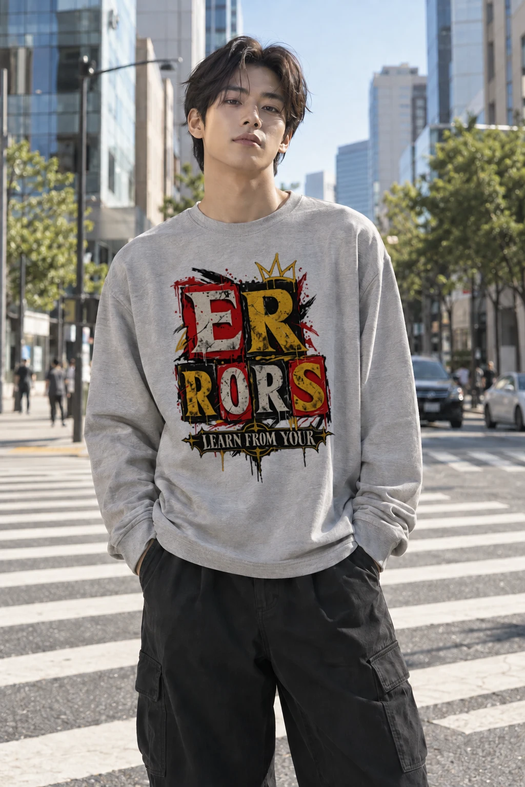 "Learn From Errors" Unisex Longsleeve T-shirt | Gildan 2400