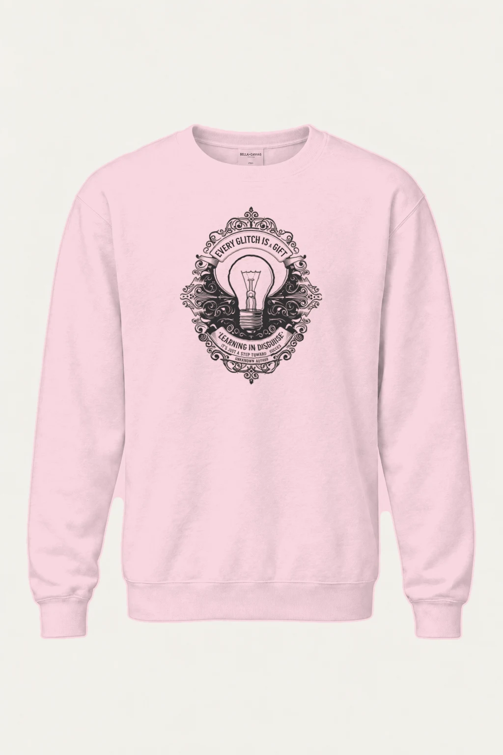 "Learning In Disguise" Heavy Blend Unisex Crewneck Sweatshirt | Gildan 18000