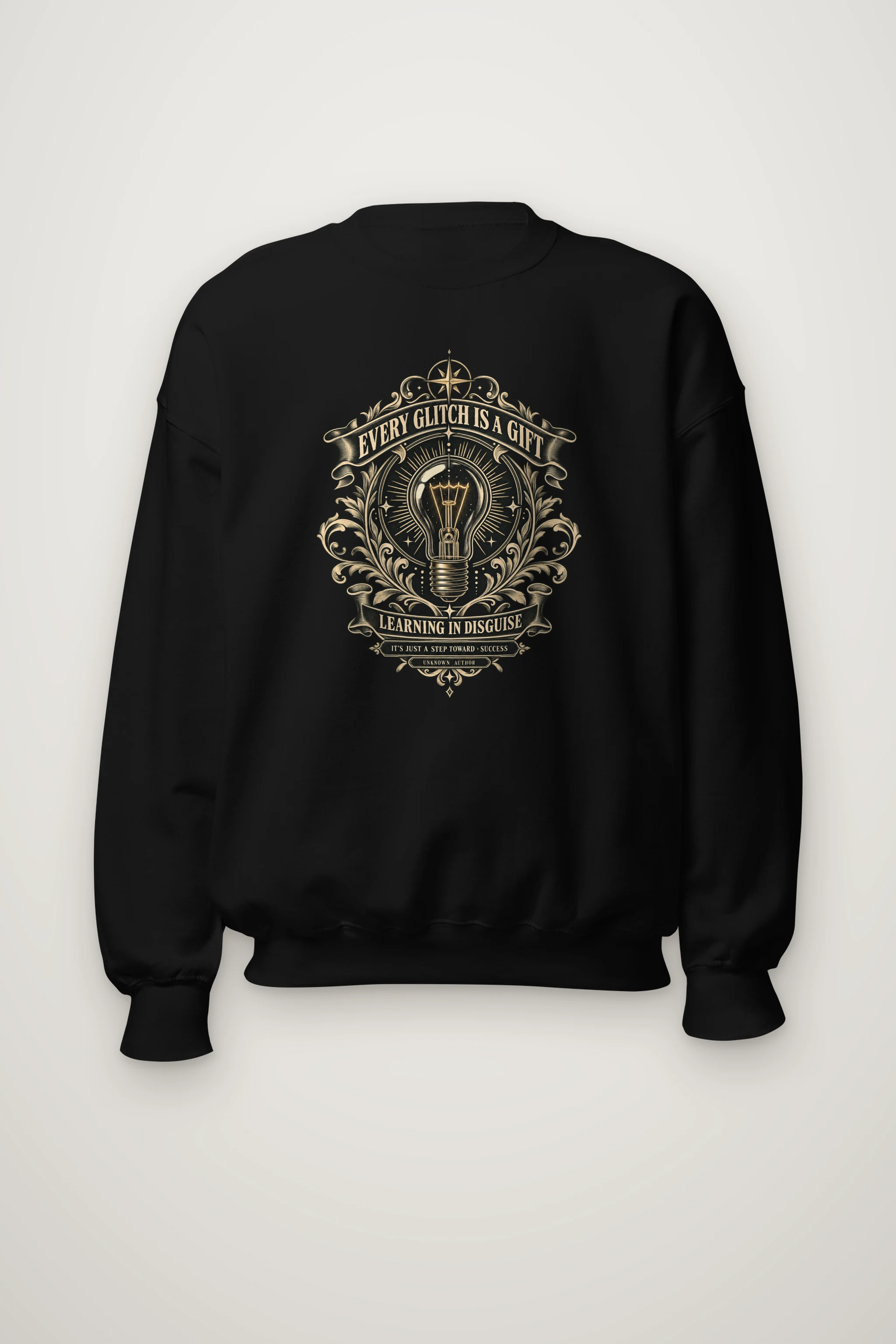 "Learning In Disguise" Heavy Blend Unisex Crewneck Sweatshirt