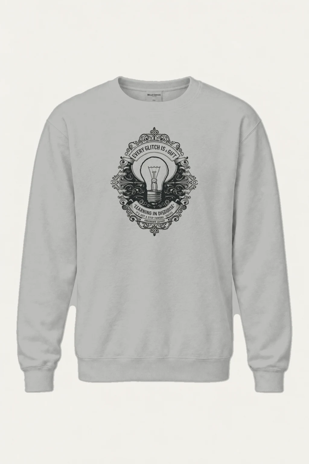 "Learning In Disguise" Heavy Blend Unisex Crewneck Sweatshirt | Gildan 18000