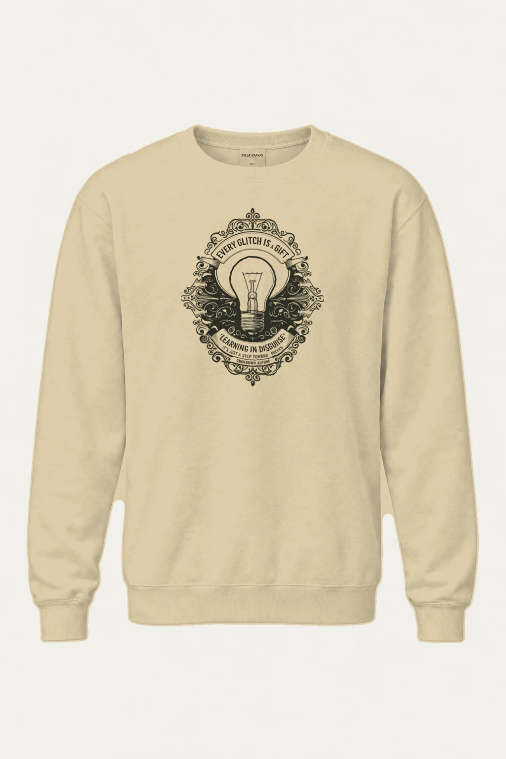 "Learning In Disguise" Heavy Blend Unisex Crewneck Sweatshirt | Gildan 18000