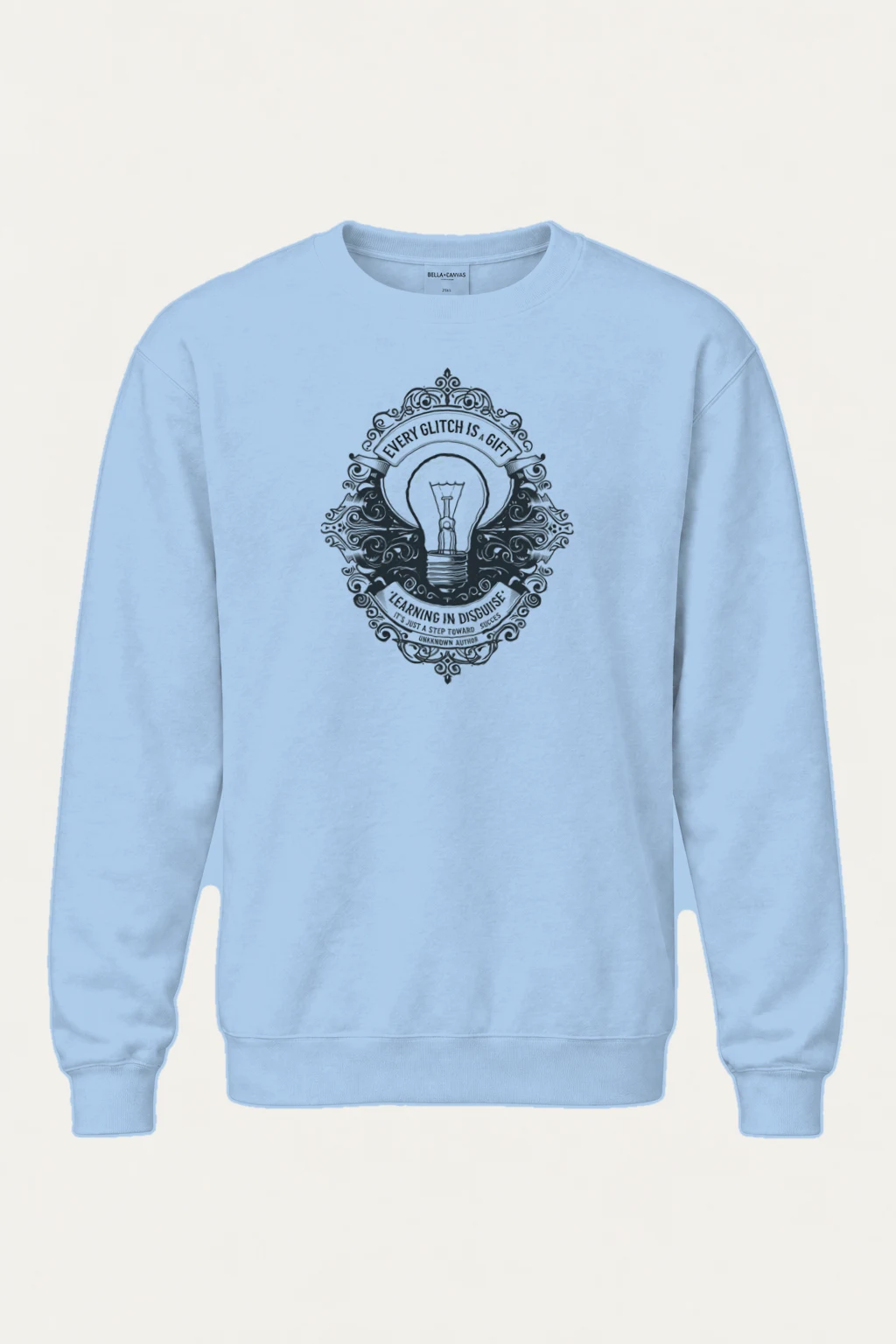 "Learning In Disguise" Heavy Blend Unisex Crewneck Sweatshirt | Gildan 18000