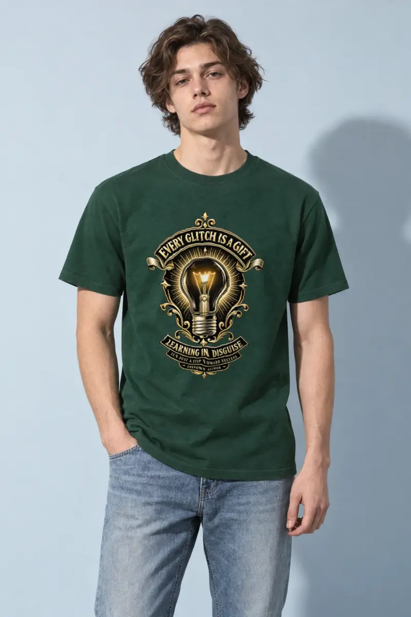 "Learning In Disguise" Heavyweight Unisex Crewneck T-shirt