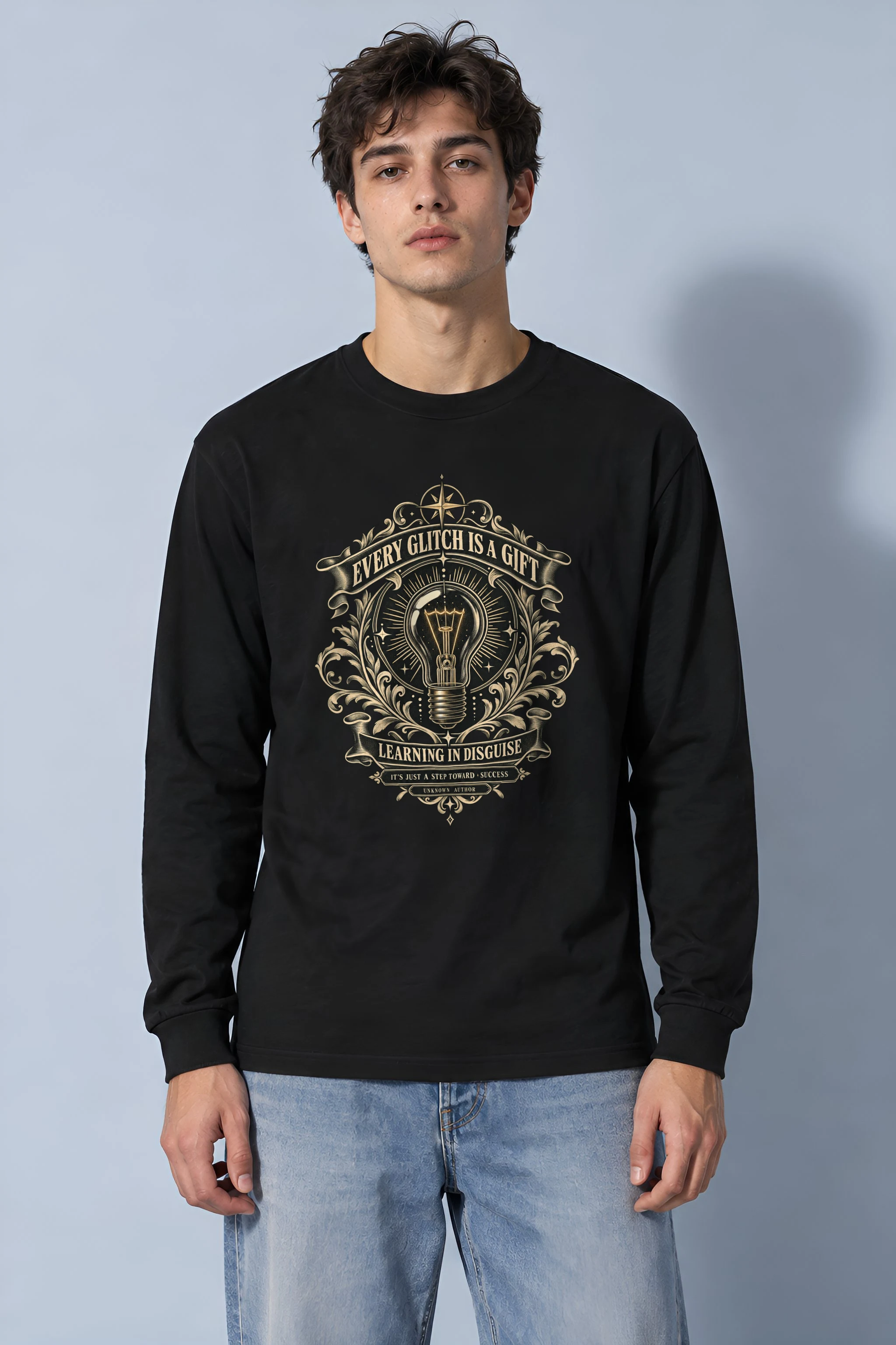 "Learning In Disguise" Unisex Longsleeve T-shirt