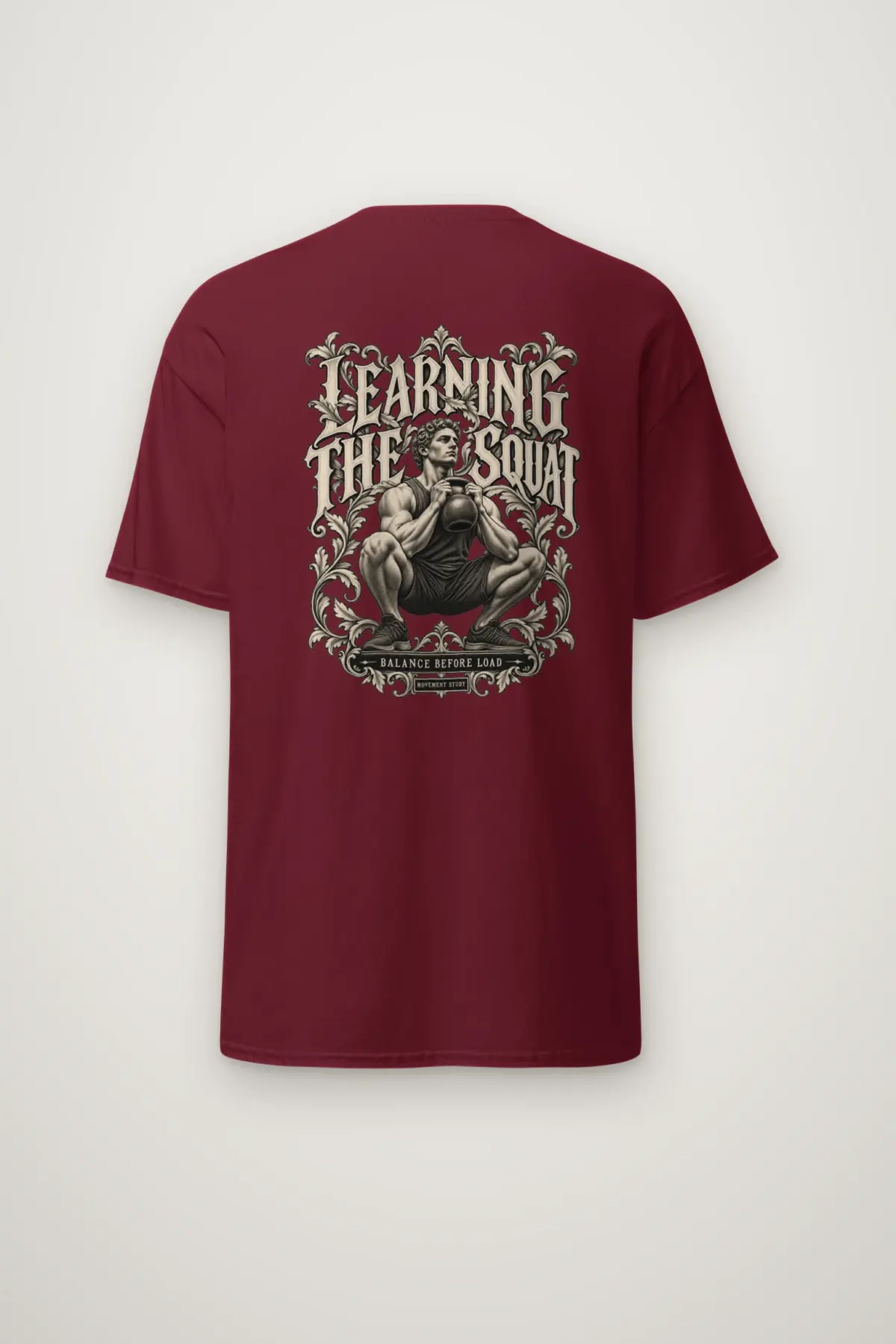 "Learning the Squat" Heavyweight Unisex Crewneck T-shirt