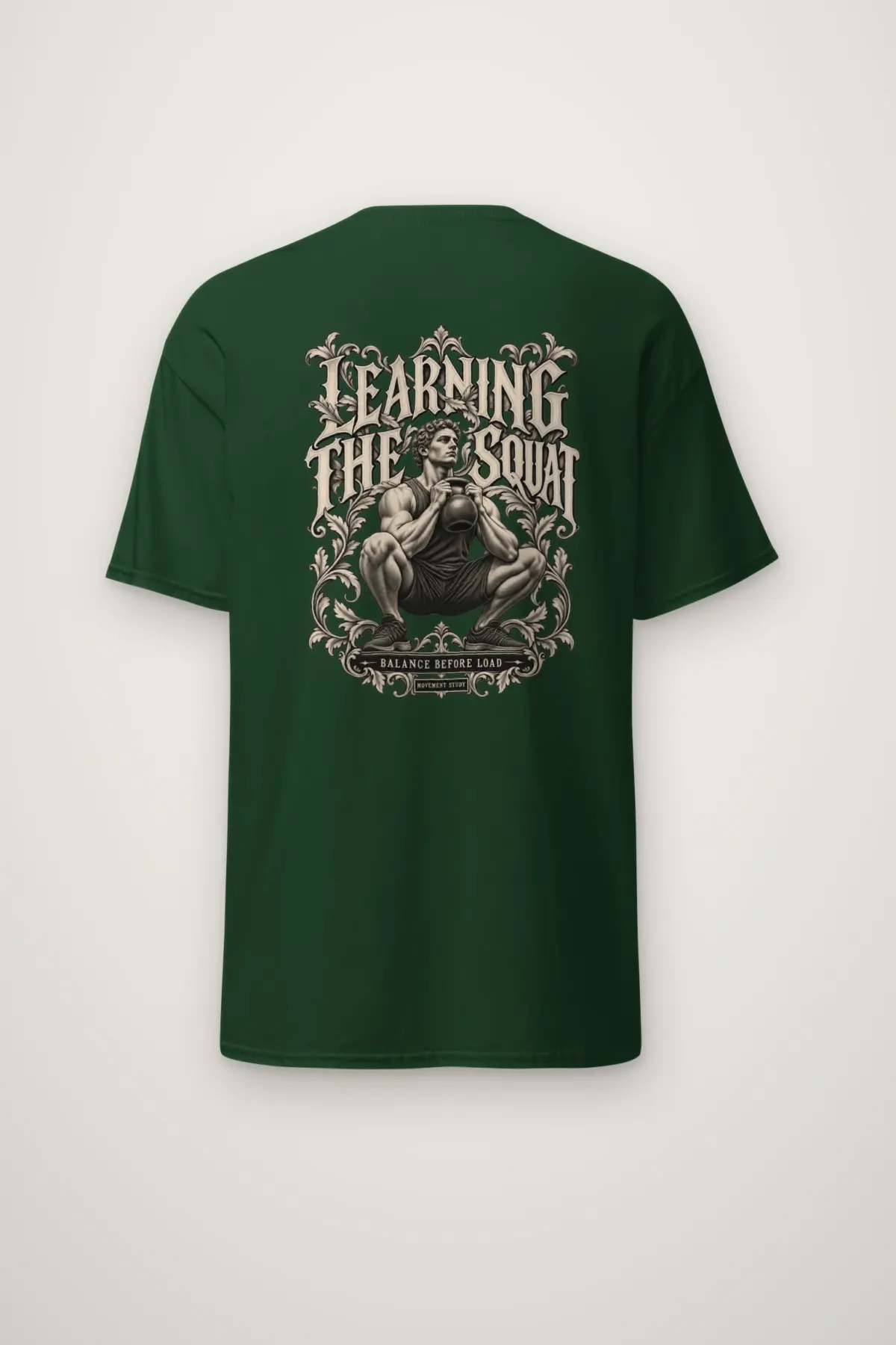"Learning the Squat" Heavyweight Unisex Crewneck T-shirt