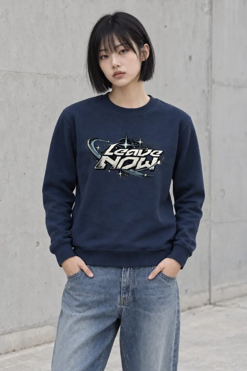 "Leave Now" Heavy Blend Unisex Crewneck Sweatshirt