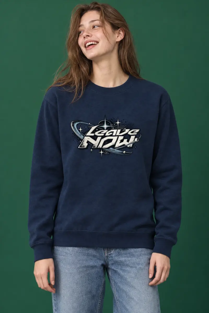 "Leave Now" Heavy Blend Unisex Crewneck Sweatshirt