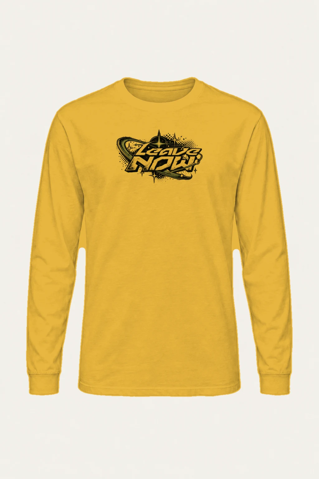 "Leave Now Orbit" Unisex Longsleeve T-shirt | Gildan 2400