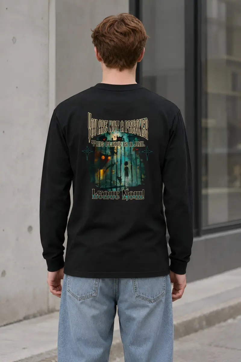 "Leave Now" Unisex Longsleeve T-shirt