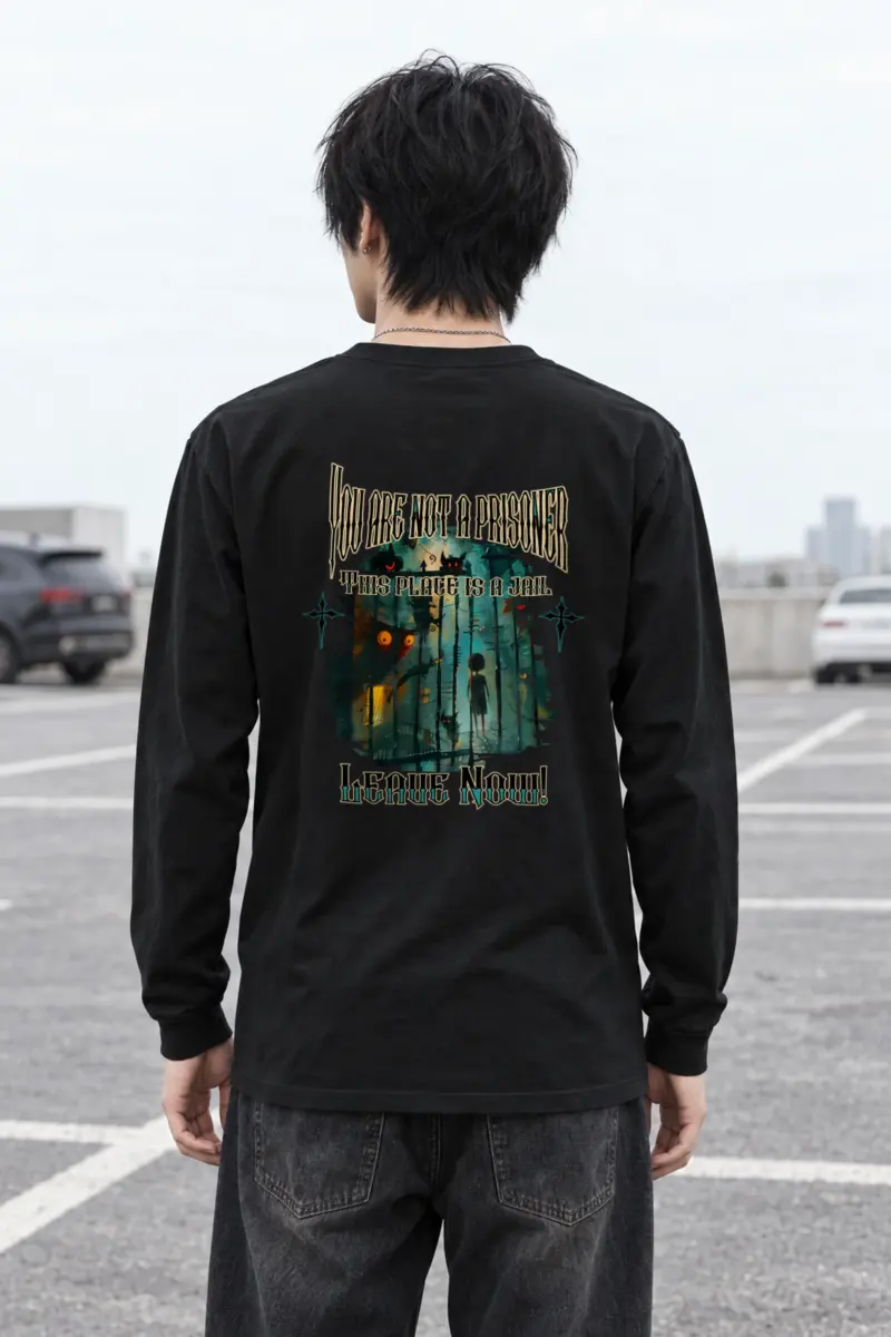"Leave Now" Unisex Longsleeve T-shirt