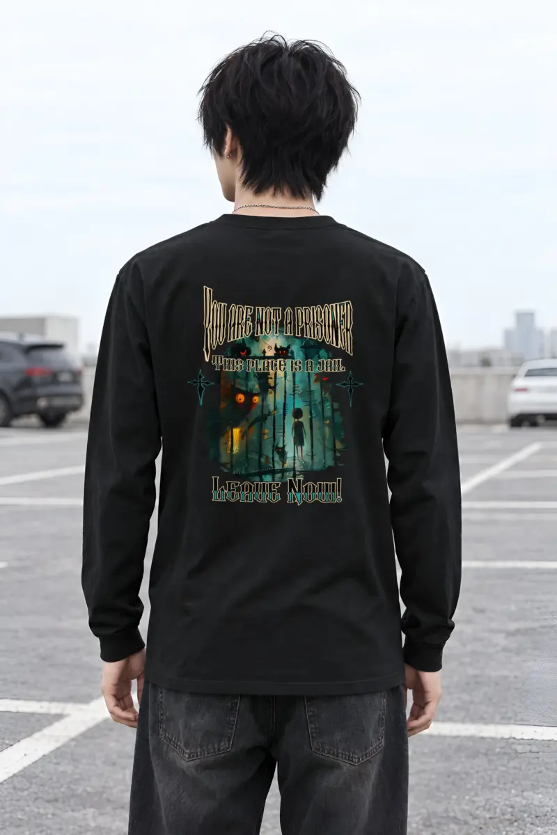 "Leave Now" Unisex Longsleeve T-shirt