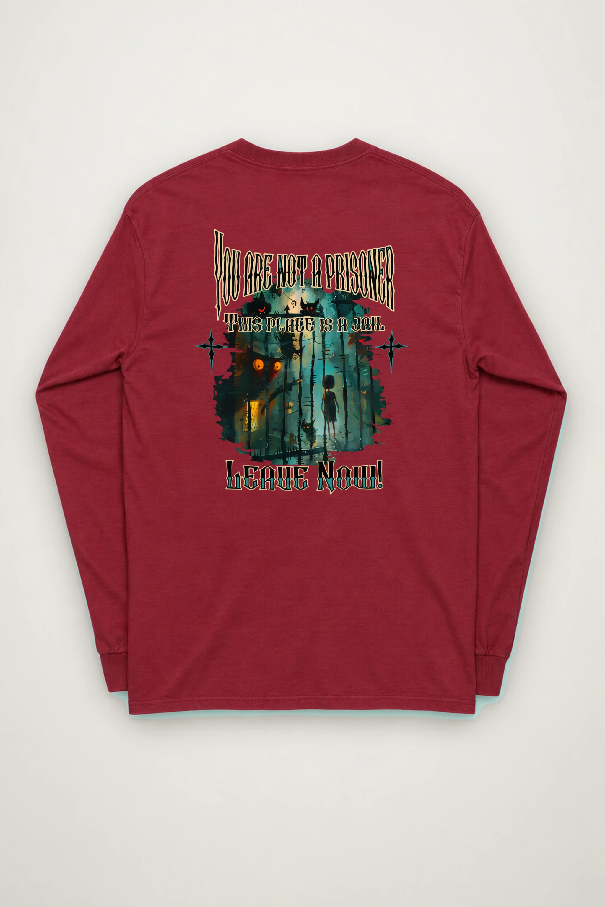 "Leave Now" Unisex Longsleeve T-shirt