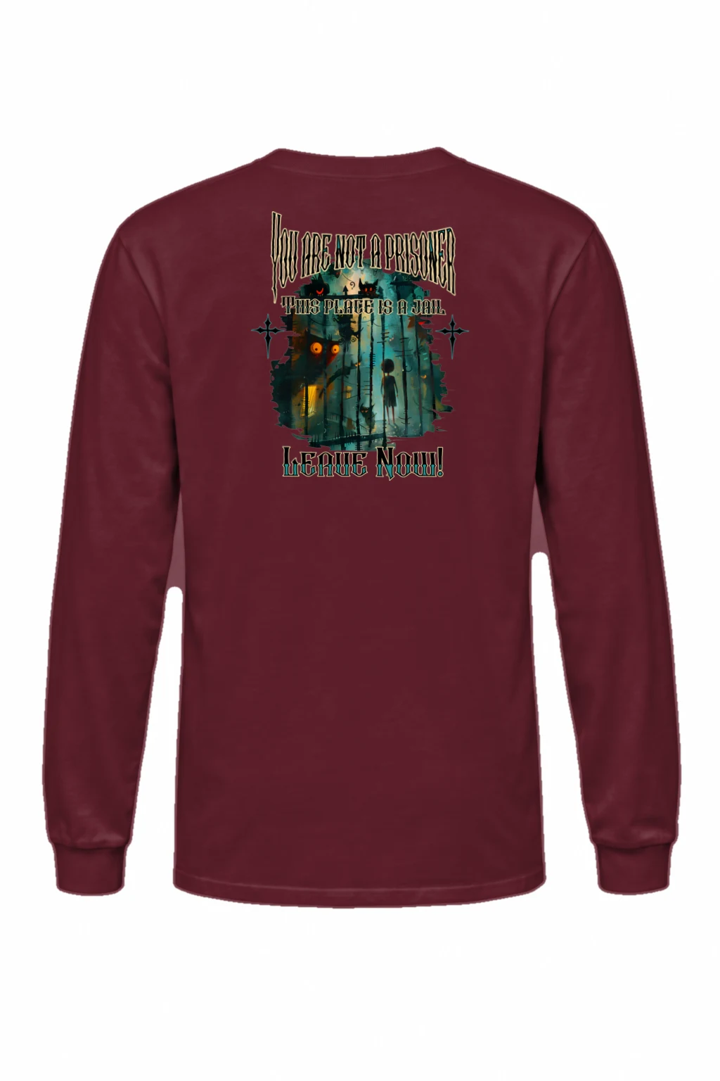 "Leave Now" Unisex Longsleeve T-shirt | Gildan 2400