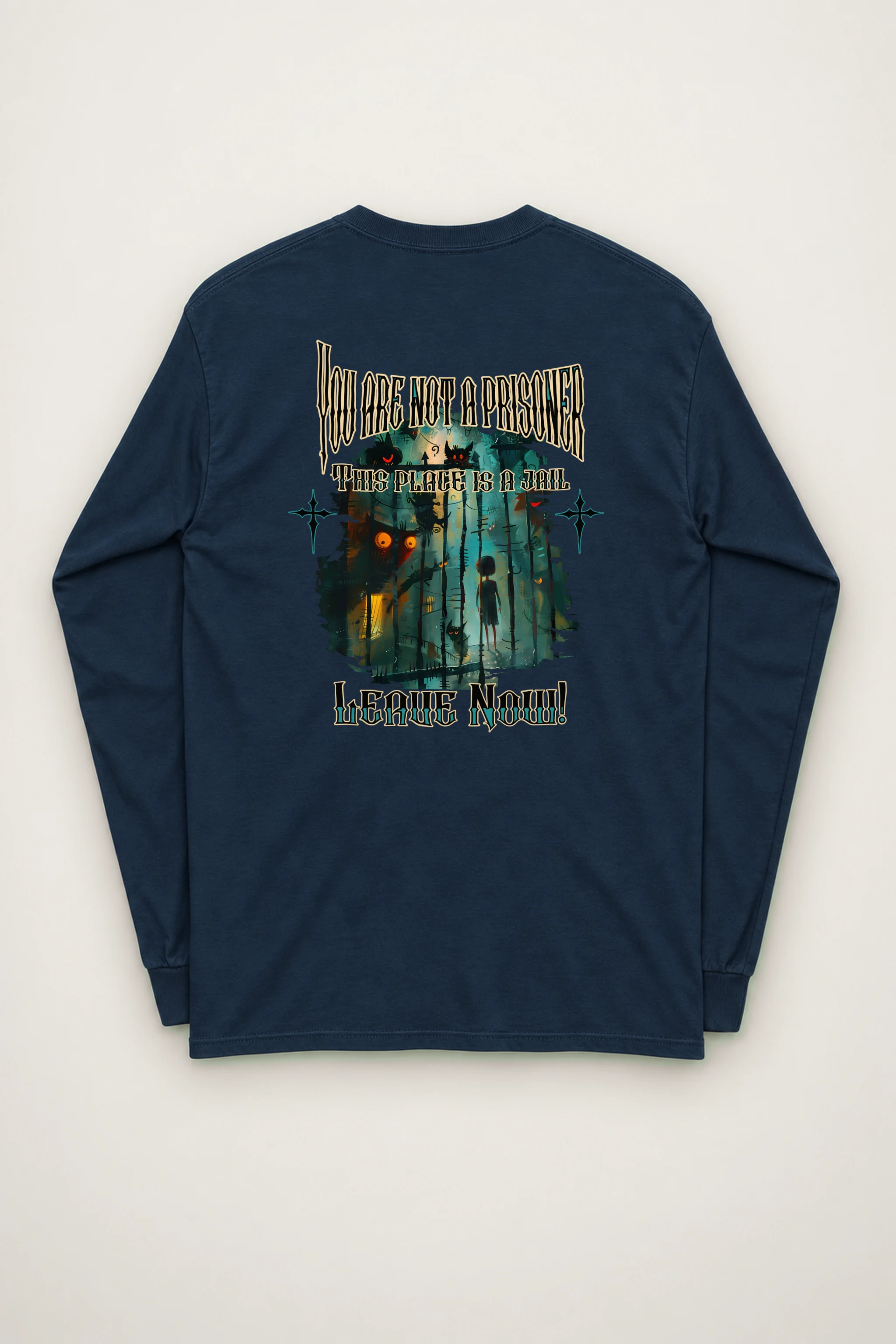 "Leave Now" Unisex Longsleeve T-shirt