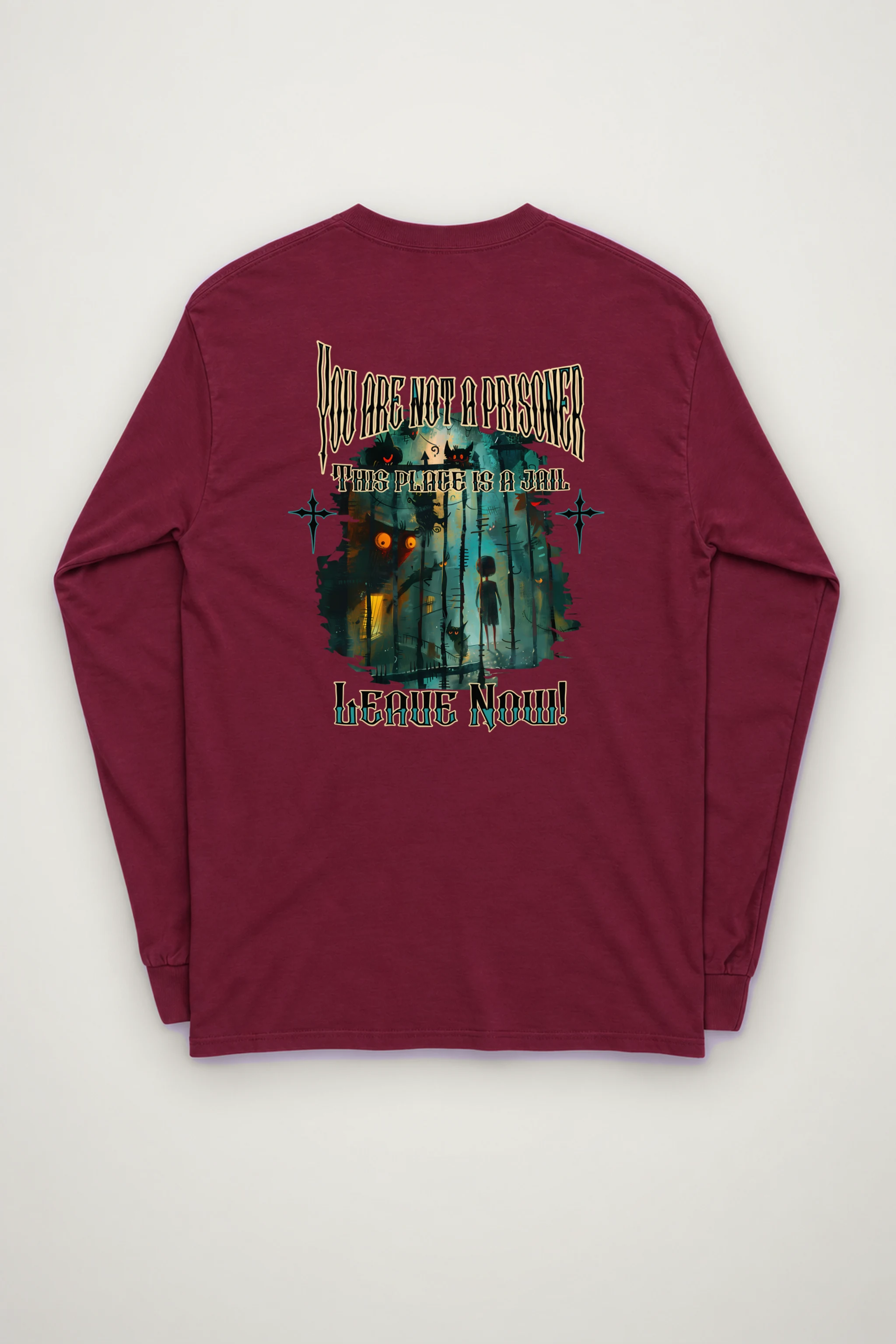 "Leave Now" Unisex Longsleeve T-shirt
