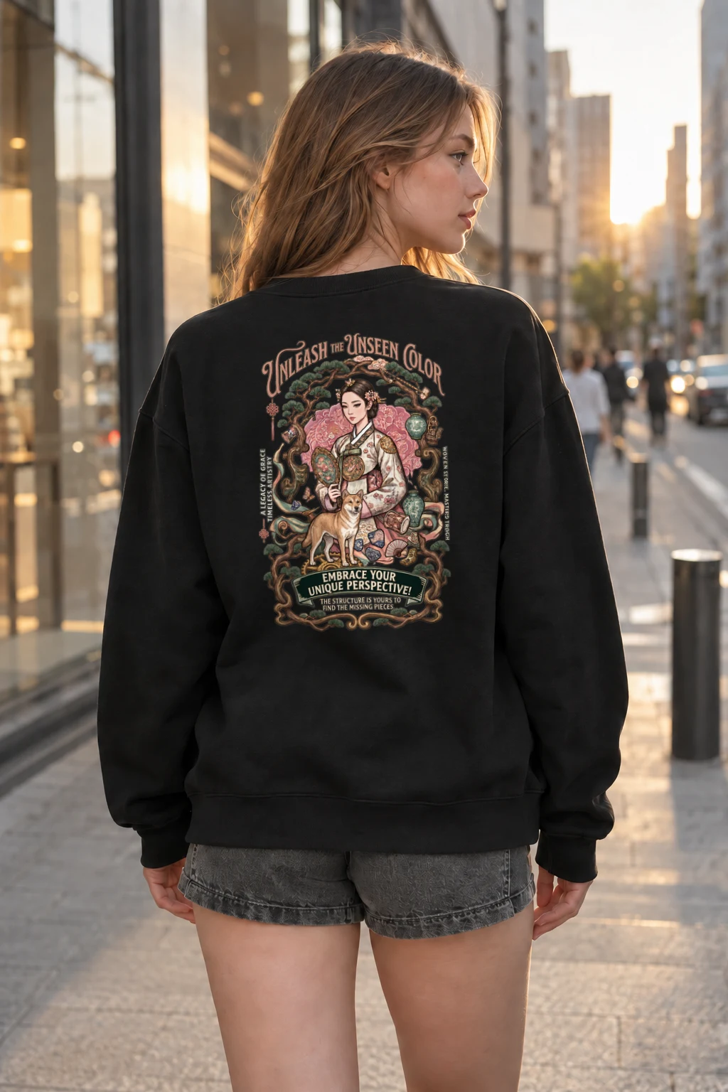 "Legacy Of Grace" Heavy Blend Unisex Crewneck Sweatshirt | Gildan 18000