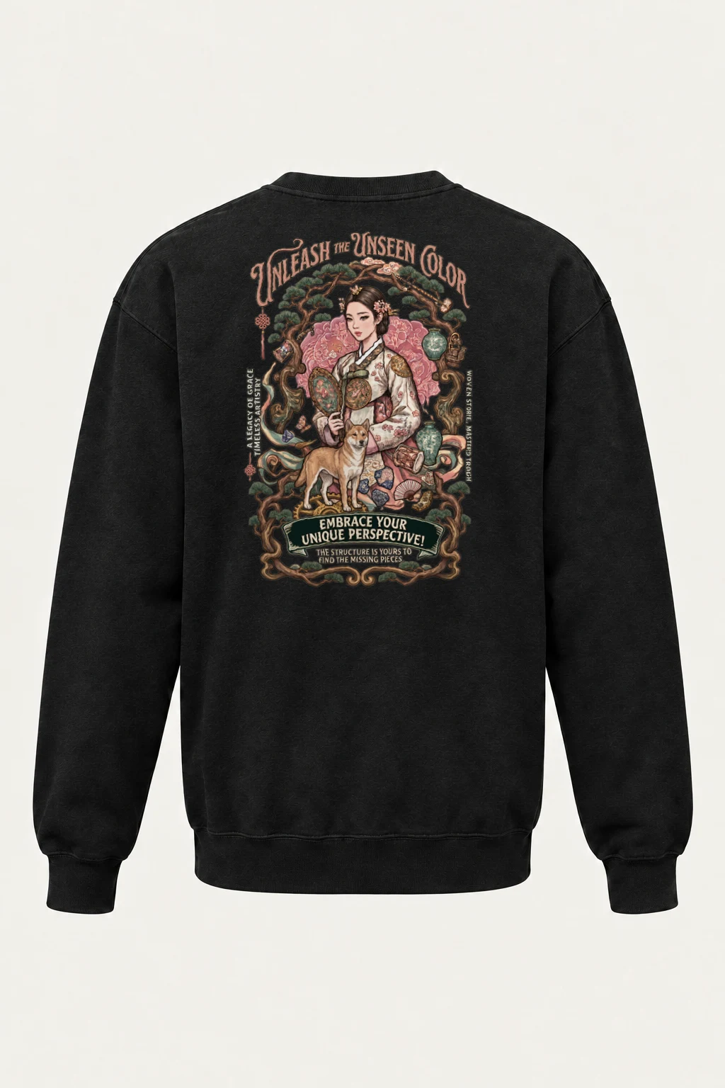"Legacy Of Grace" Heavy Blend Unisex Crewneck Sweatshirt | Gildan 18000