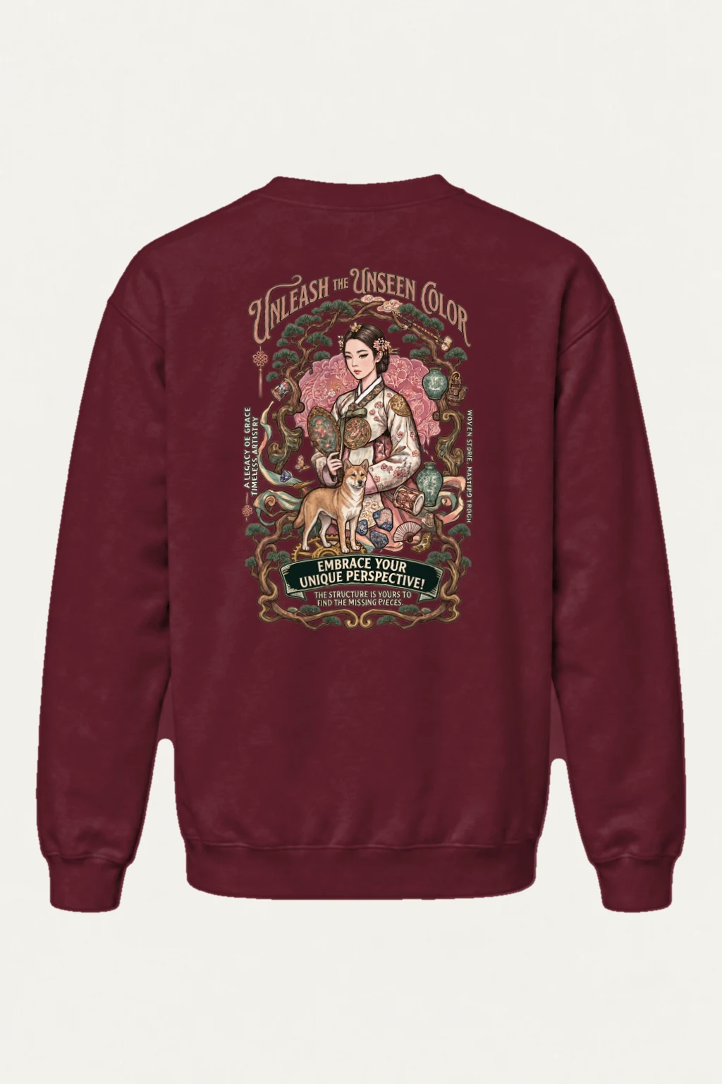"Legacy Of Grace" Heavy Blend Unisex Crewneck Sweatshirt | Gildan 18000