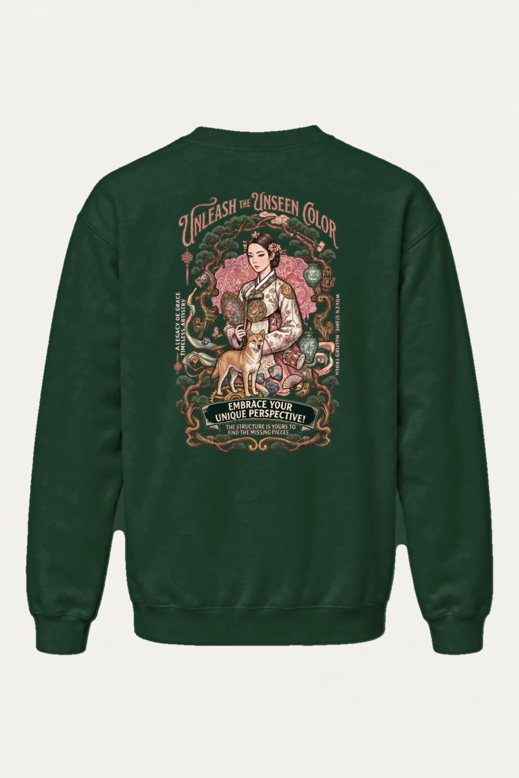 "Legacy Of Grace" Heavy Blend Unisex Crewneck Sweatshirt | Gildan 18000