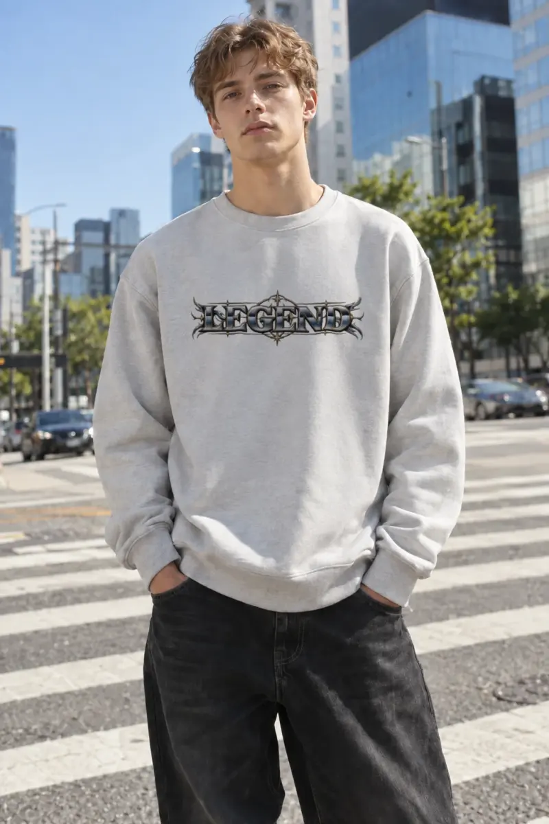"Legend Football" Heavy Blend Unisex Crewneck Sweatshirt | Gildan 18000