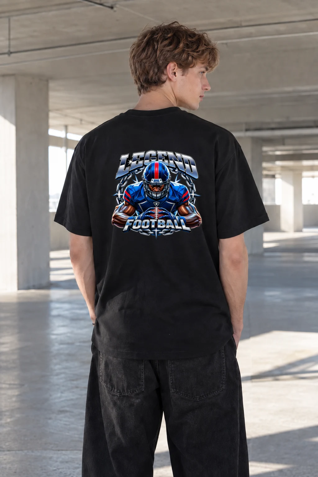 "Legend Football" Heavyweight Unisex Crewneck T-shirt | Gildan 5000