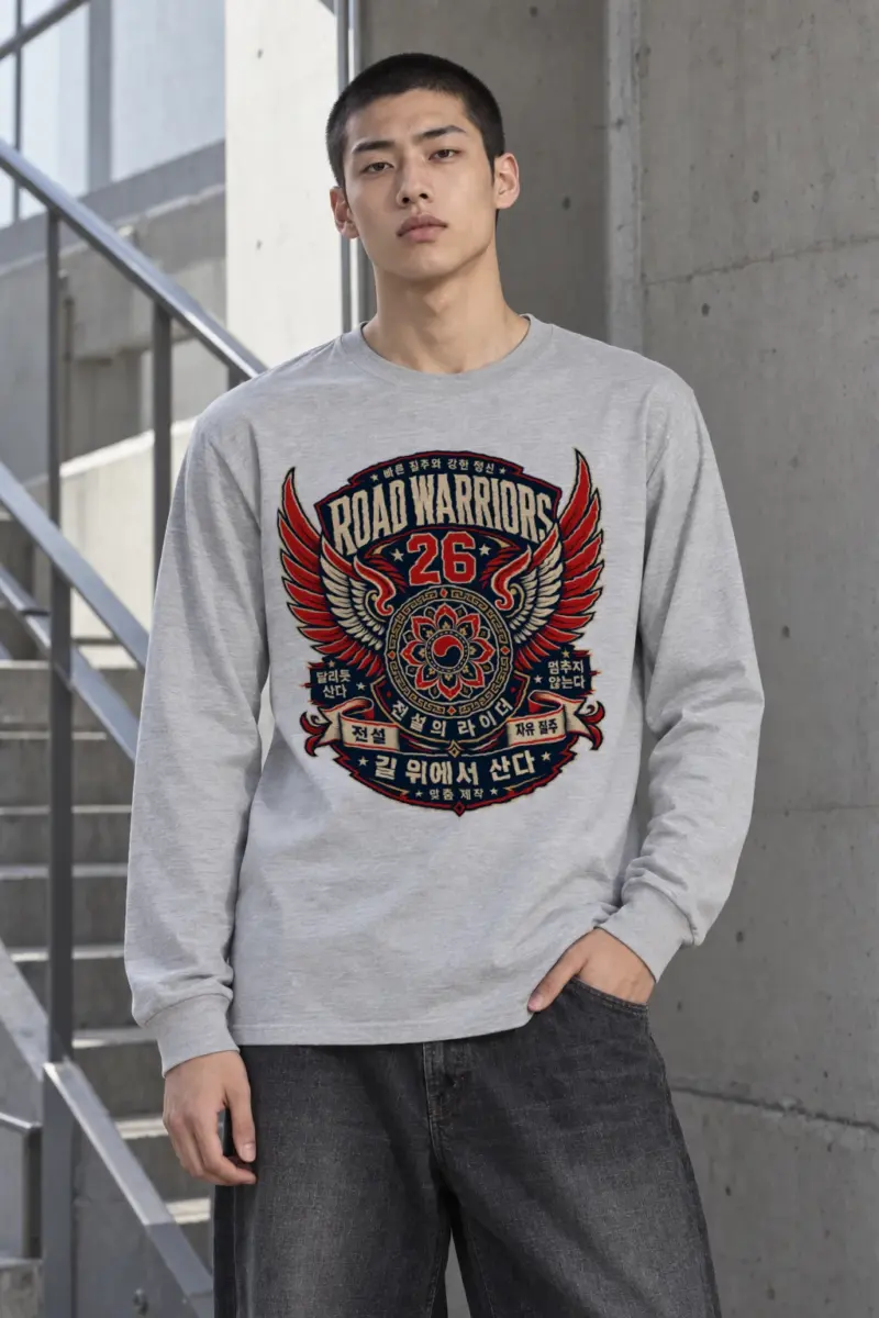 "Legend Rider Crest" Unisex Longsleeve T-shirt | Gildan 2400