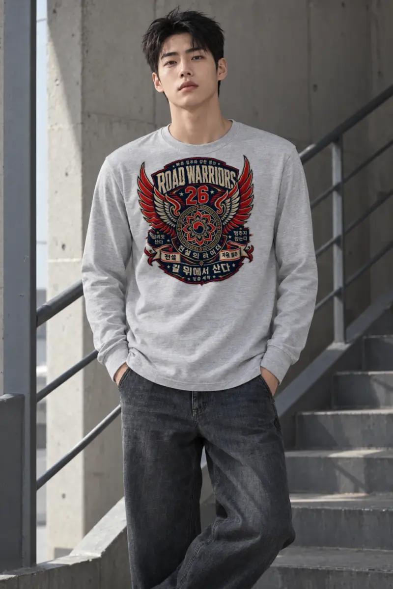 "Legend Rider Crest" Unisex Longsleeve T-shirt