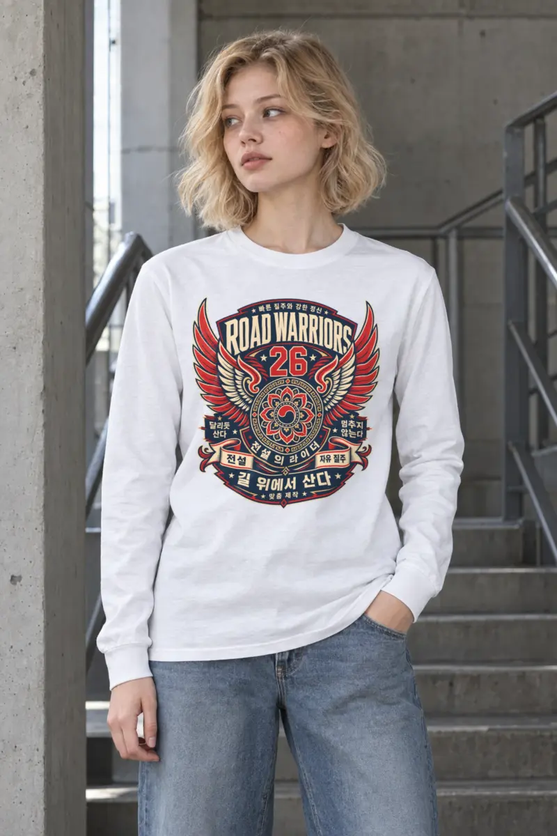 "Legend Rider Crest" Unisex Longsleeve T-shirt