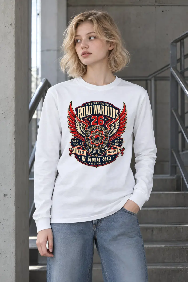 "Legend Rider Crest" Unisex Longsleeve T-shirt