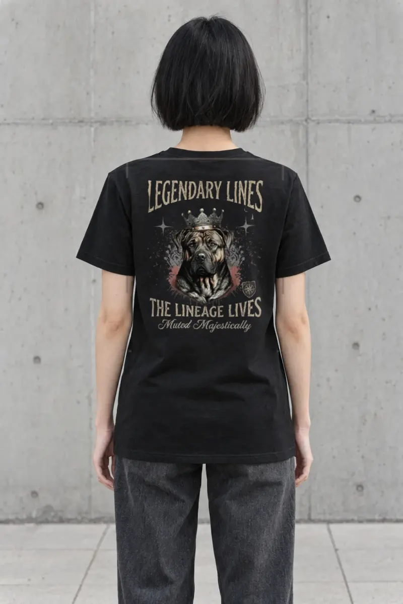 "Legendary Lines" Heavyweight Unisex Crewneck T-shirt