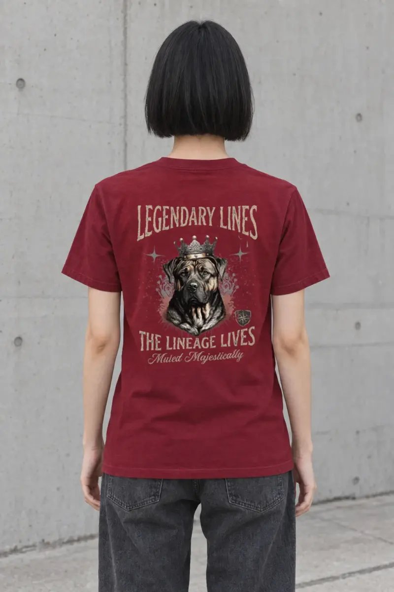 "Legendary Lines" Heavyweight Unisex Crewneck T-shirt