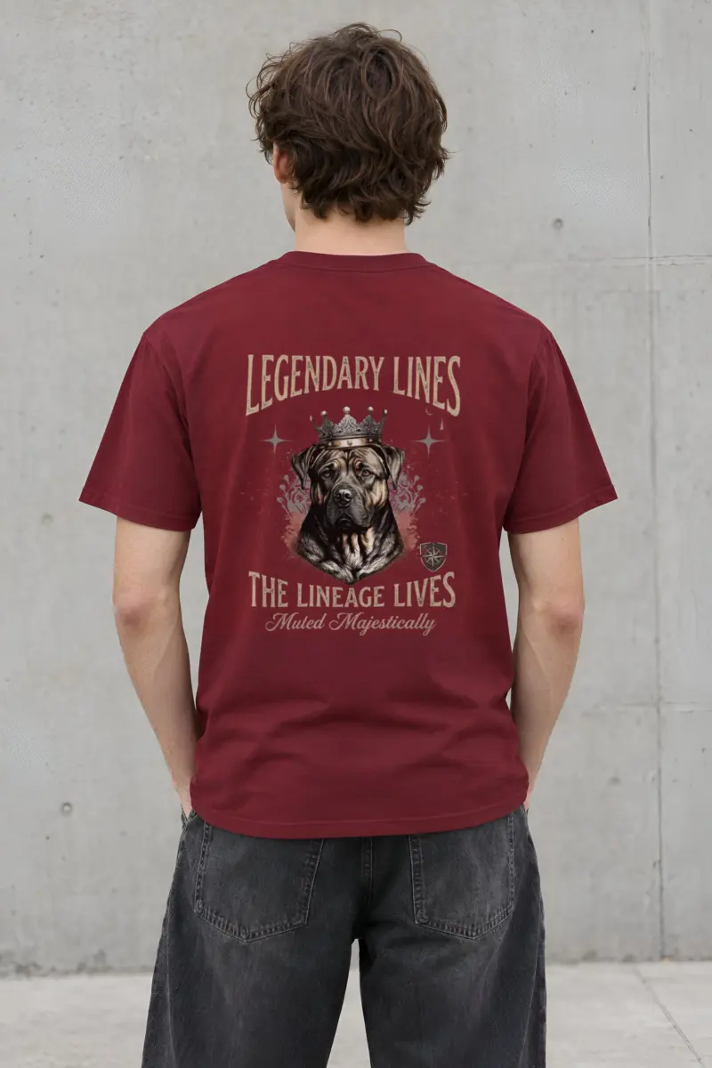 "Legendary Lines" Heavyweight Unisex Crewneck T-shirt