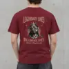 "Legendary Lines" Heavyweight Unisex Crewneck T-shirt