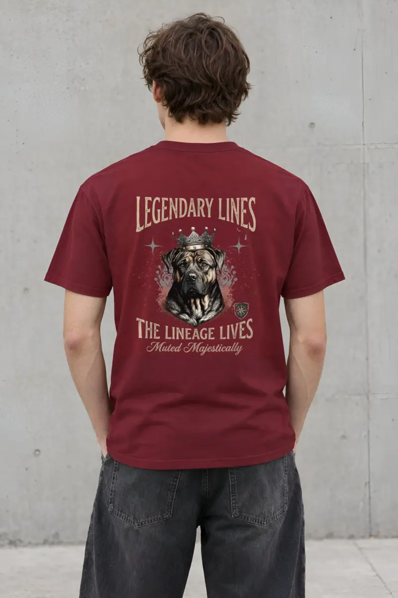 "Legendary Lines" Heavyweight Unisex Crewneck T-shirt