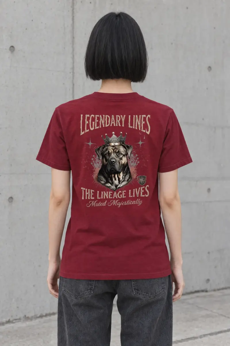 "Legendary Lines" Heavyweight Unisex Crewneck T-shirt
