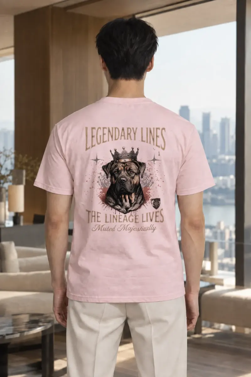 "Legendary Lines" Heavyweight Unisex Crewneck T-shirt | Gildan 5000