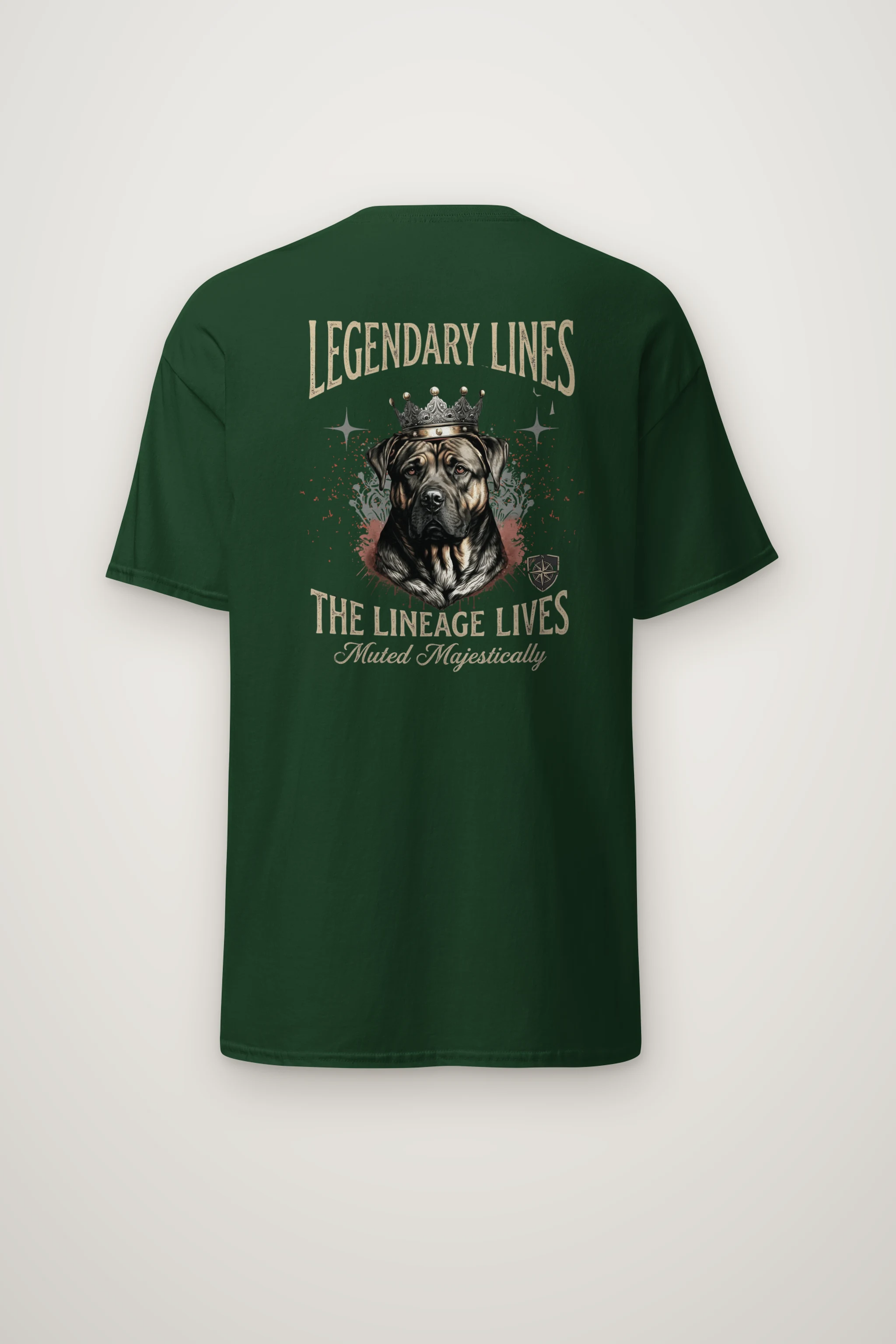 "Legendary Lines" Heavyweight Unisex Crewneck T-shirt