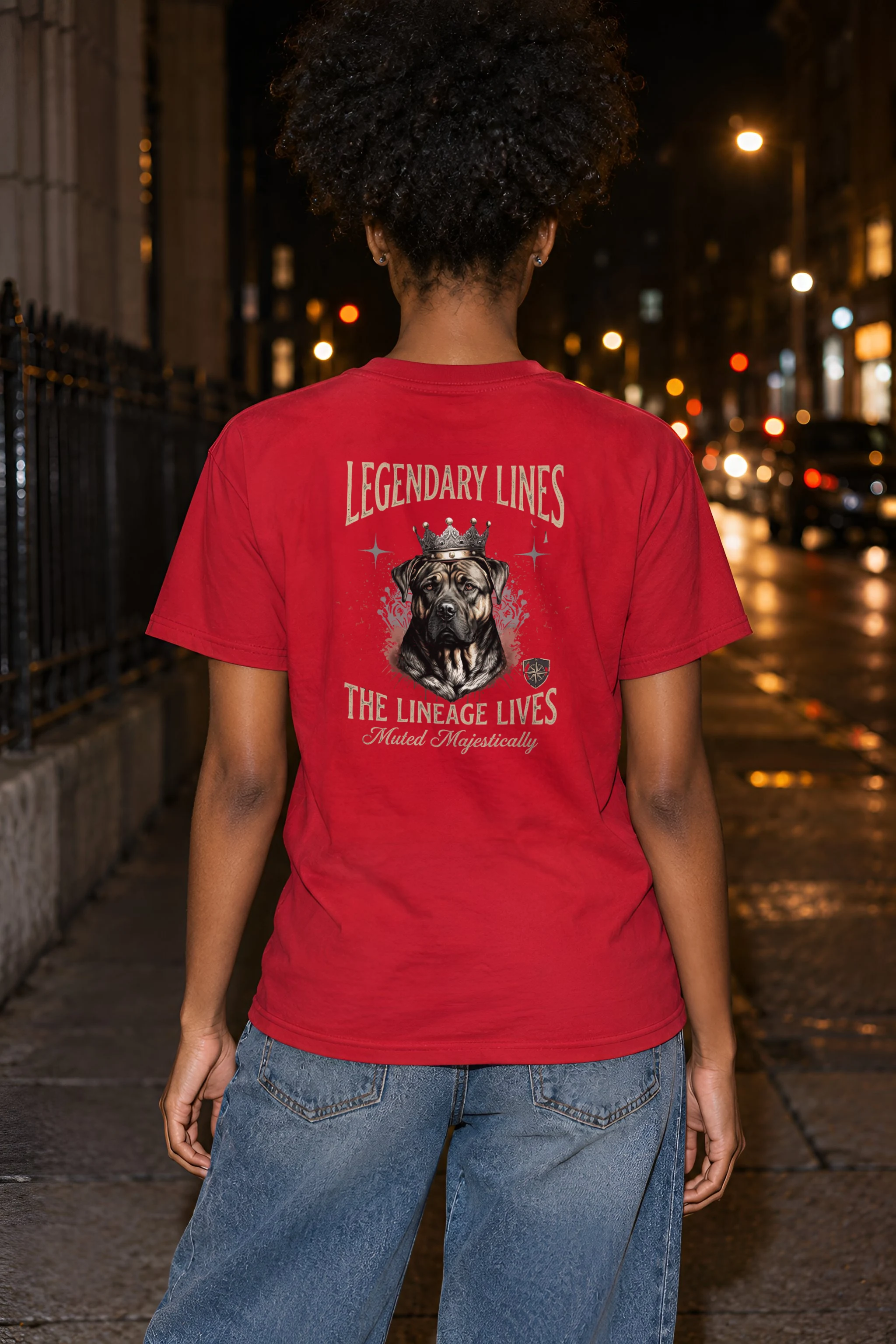 "Legendary Lines" Heavyweight Unisex Crewneck T-shirt