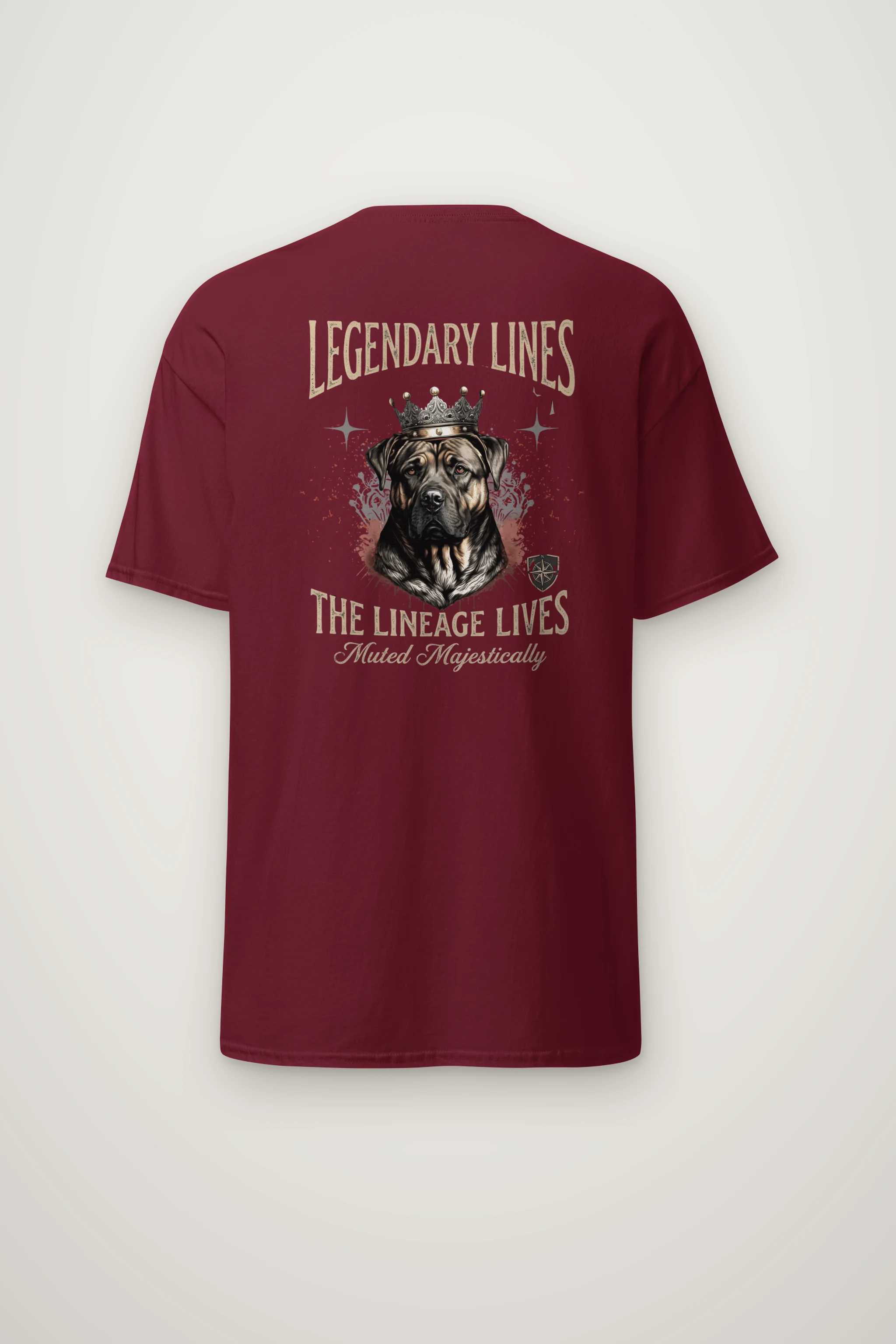 "Legendary Lines" Heavyweight Unisex Crewneck T-shirt