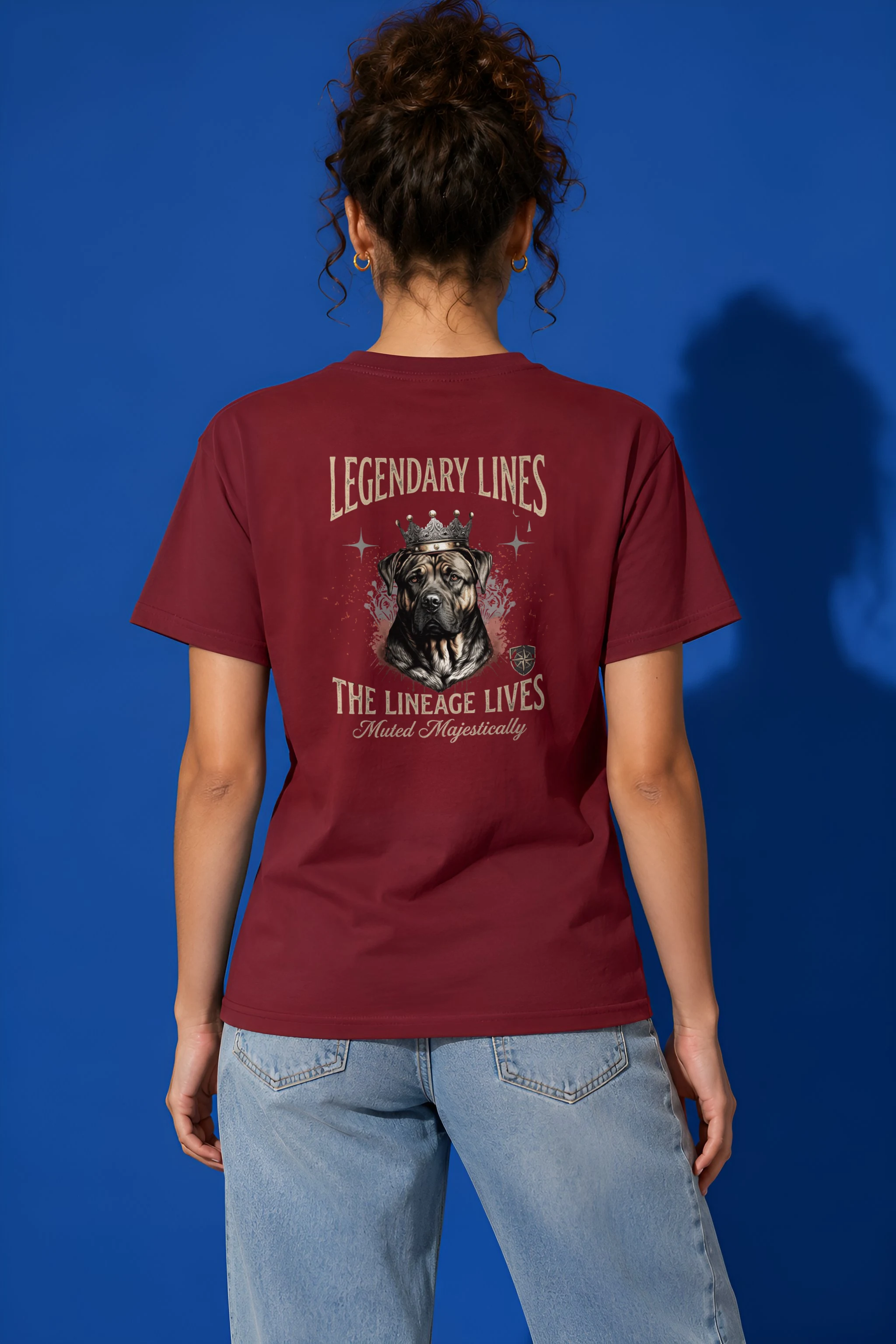 "Legendary Lines" Heavyweight Unisex Crewneck T-shirt